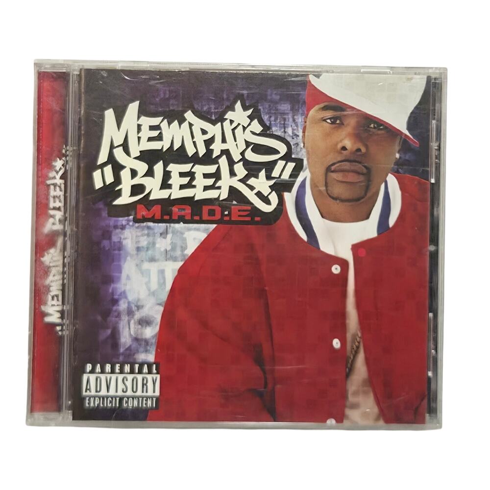Memphis Bleek M.A.D.E. Tested Rap CD Ft. TI, Nate Dogg, Jay-Z ROC 2003 VG